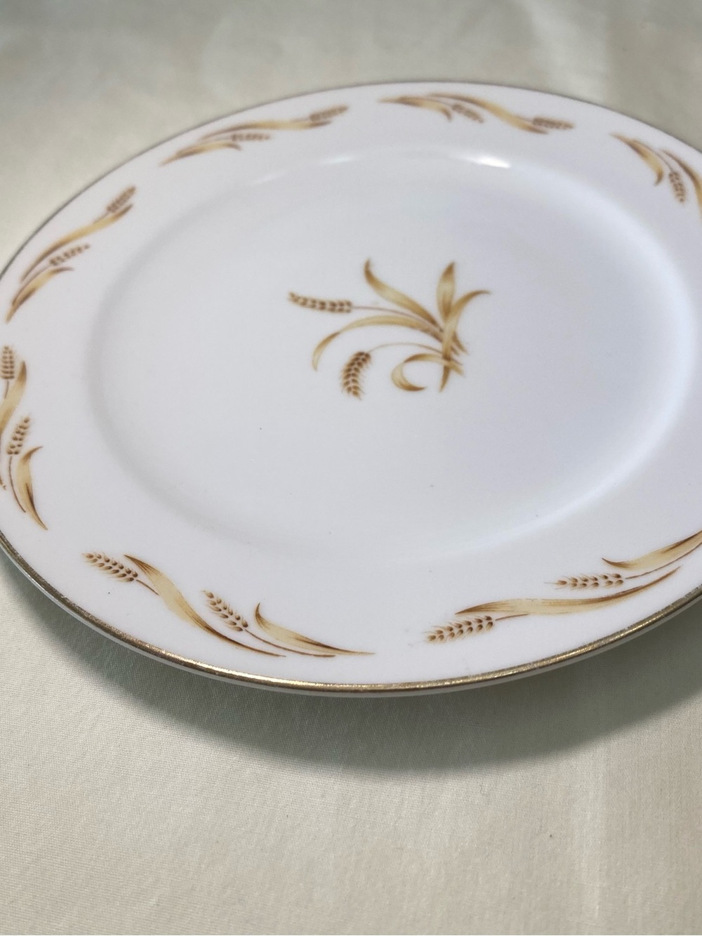 Abalone China Golden Grain Dessert Plate 1950-1959